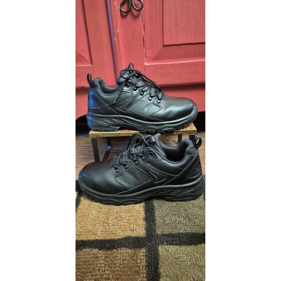 ACE Work Boots Men 11 Women 12.5 Imperial Aluminum Toe Black Low Cut Worn Once main image 7